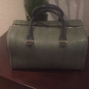 Victoria Beckham Python and Lamb tote Mini